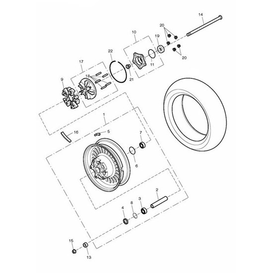 Bild von Spacer, Wheel, 20 117