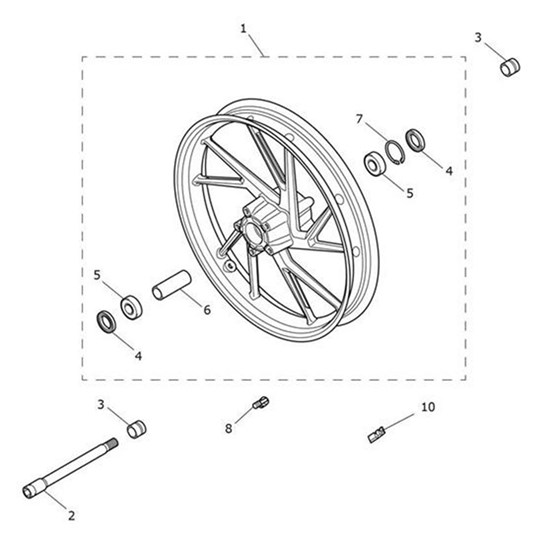 Bild von Spacer, Wheel, 20 81