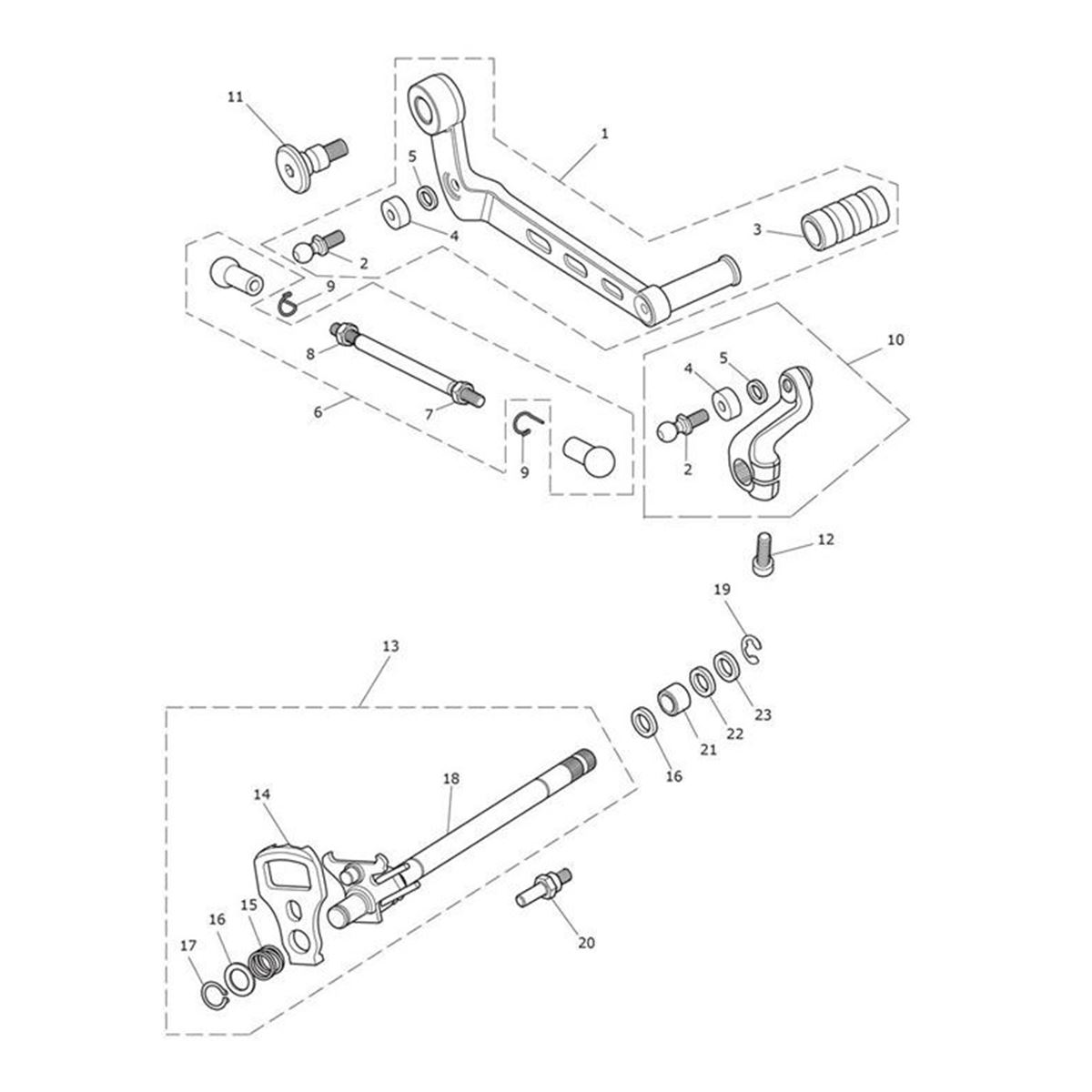 Bild von Spares Assy, Clamp, Linkage