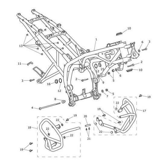 Bild von Spares Kit, Dresser Bars, LH & RH