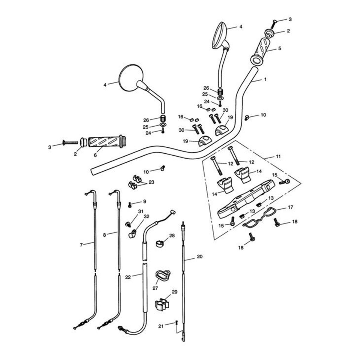 Bild von Spares Kit, Mirror Assy