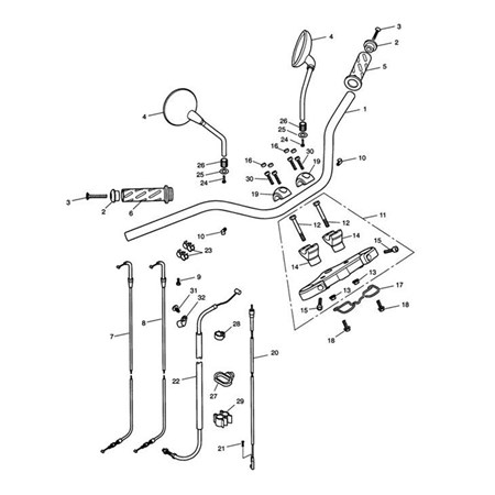 Bild von Spares Kit, Mirror Assy