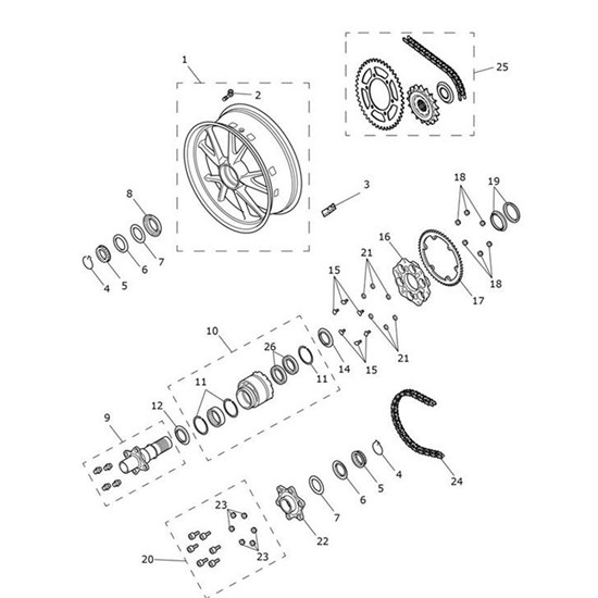 Bild von Spares Kit, Rear Axle Seal