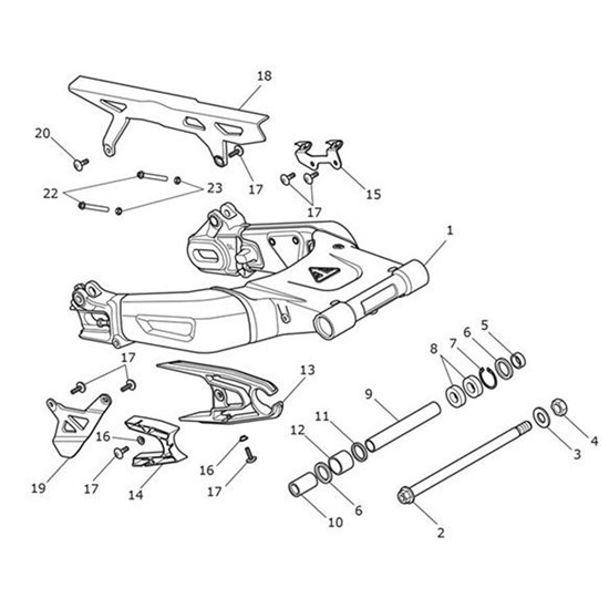 Bild von Spindle, Swingarm