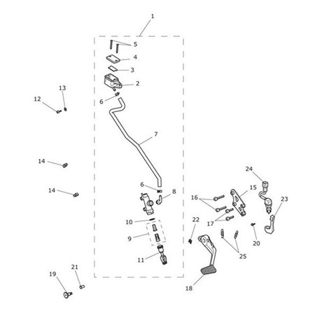 Bild von Spring, Brake Lever Return