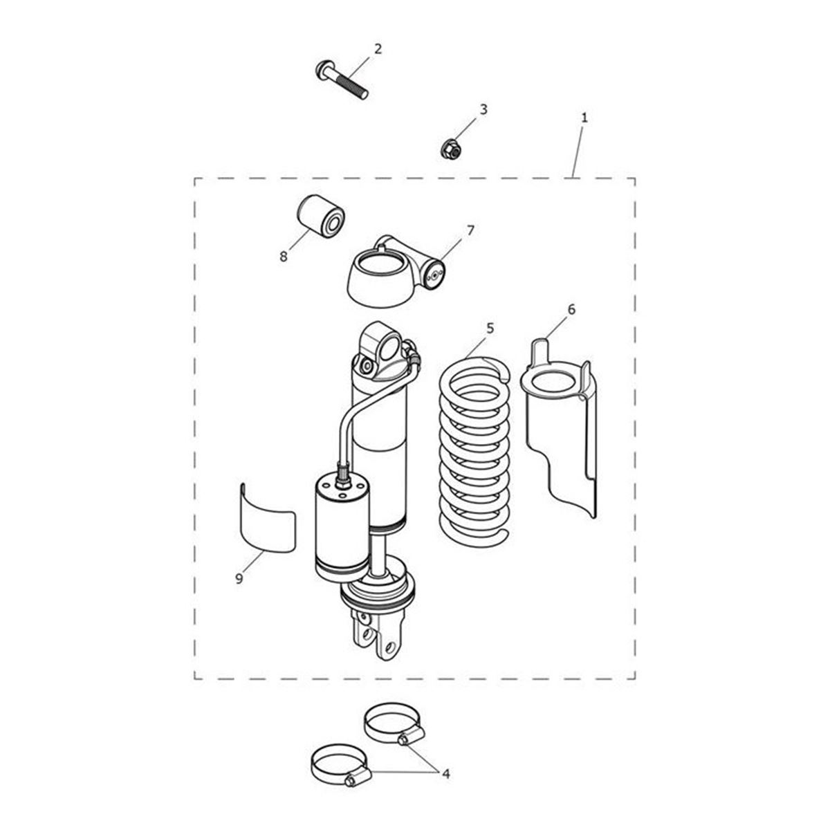 Bild von Spring, Pre-Load Adjuster