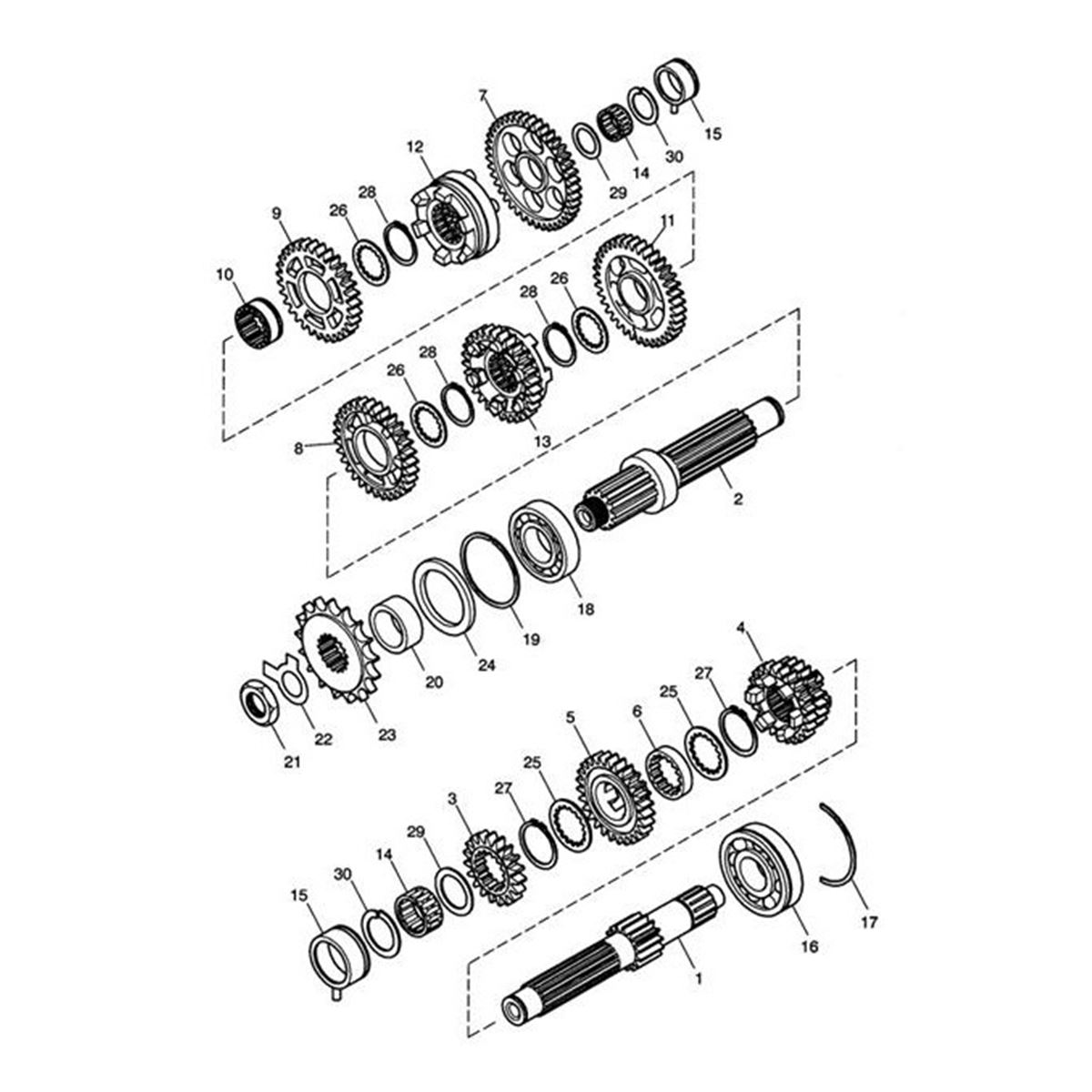 Bild von Sprocket, Gearbox (18T)