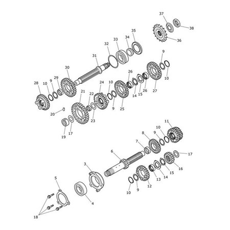Bild von Sprocket, Output, 16T