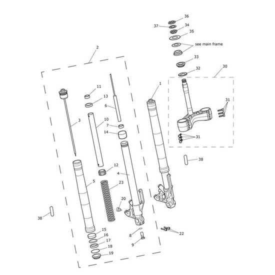 Bild von Stanchion Assembly, LH