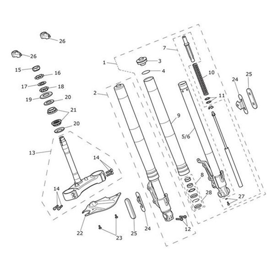 Bild von Stanchion Assy, LH