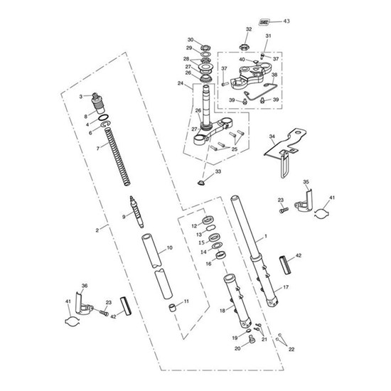 Bild von Stanchion Assy, RH