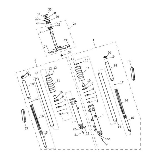Bild von Stanchion Assy, RH