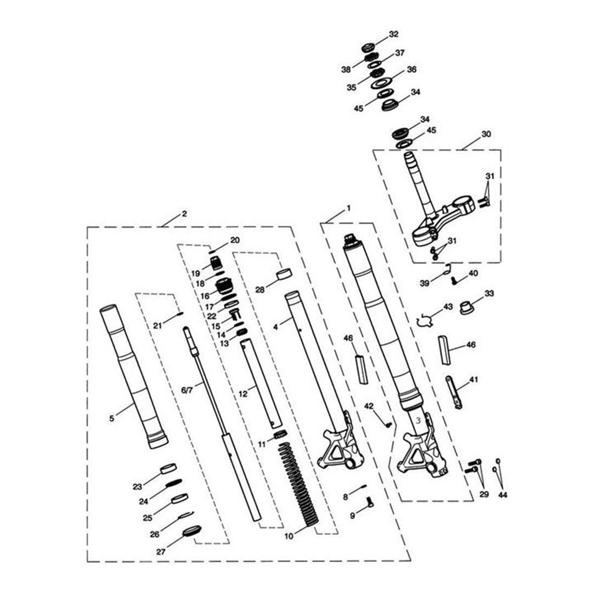 Bild von Stanchion Assy RH