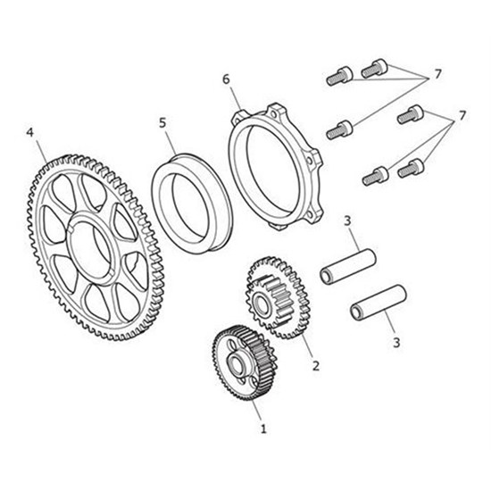 Bild von Starter Gear & Sprag Hub