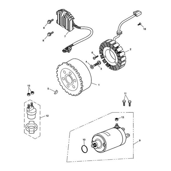 Bild von Starter Motor