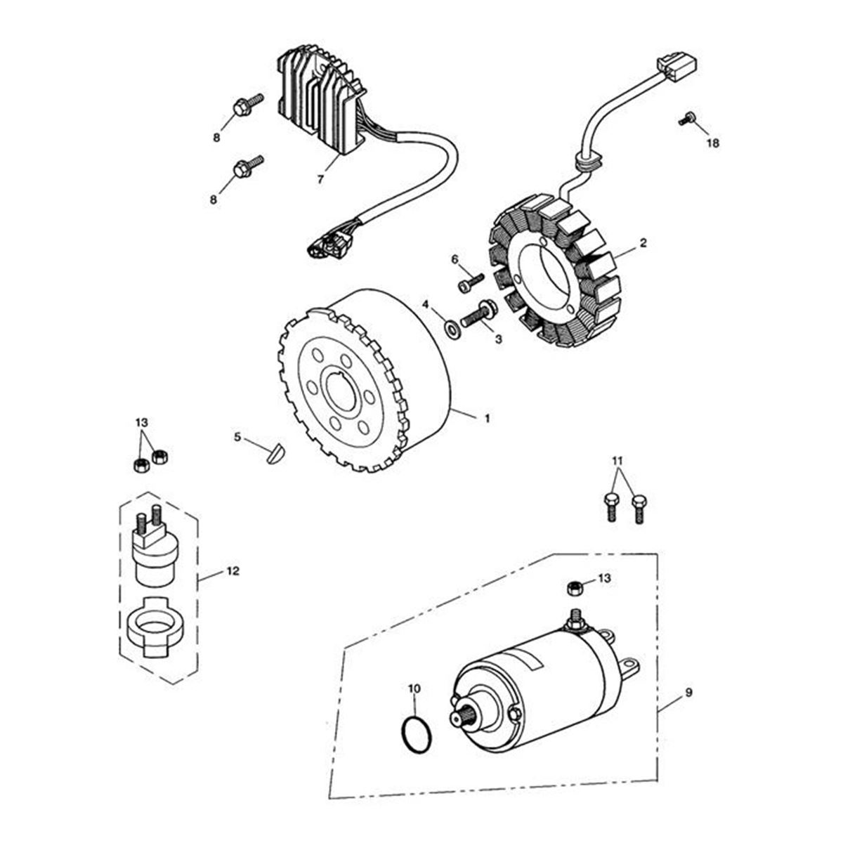 Bild von Starter Motor