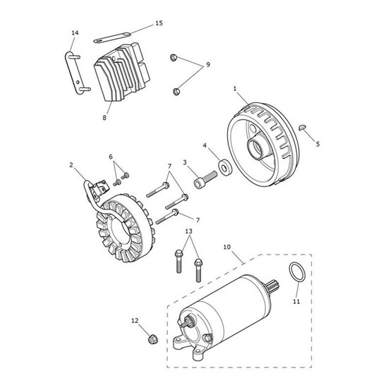 Bild von Stator, Alternator, Rare Earth