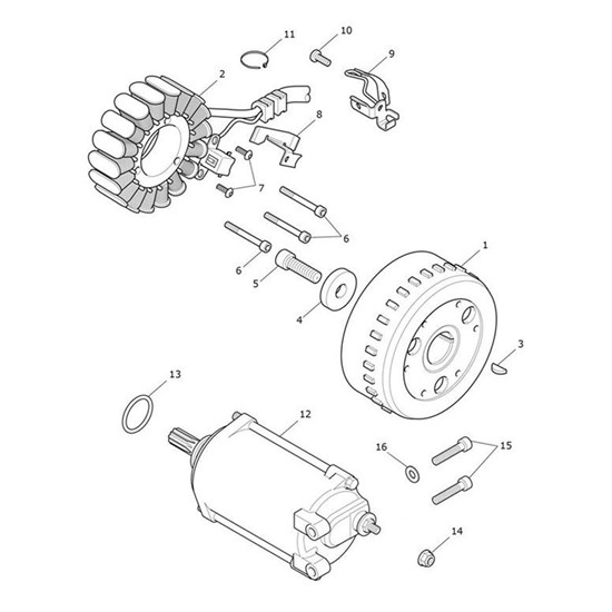 Bild von Stator, Alternator