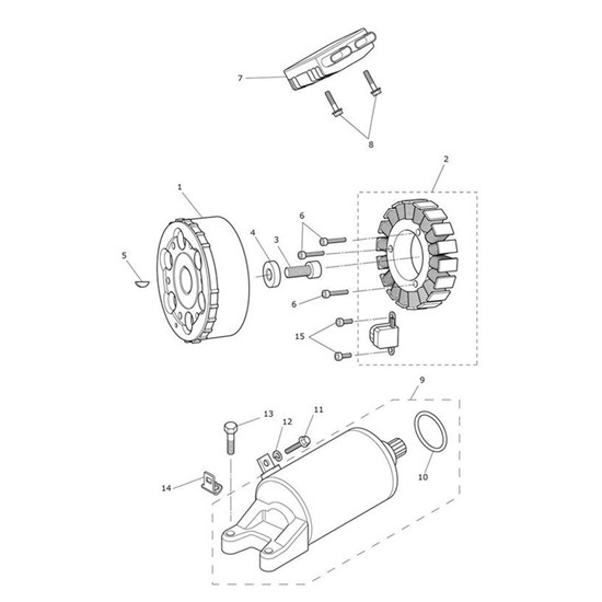 Bild von Stator, Alternator