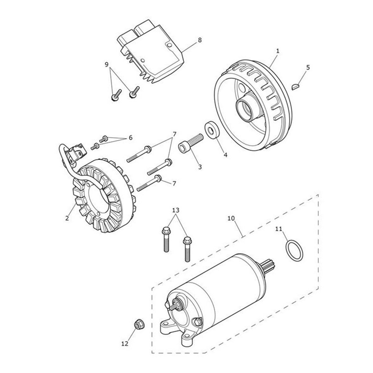 Bild von Stator, Alternator