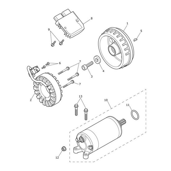 Bild von Stator, Alternator