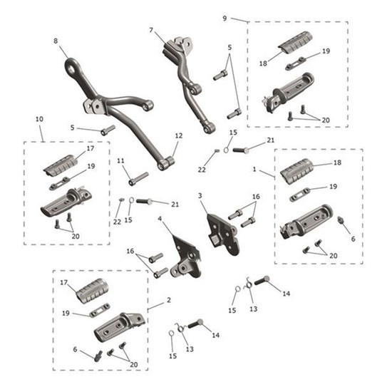 Bild von Step Assy, Pillion, RH
