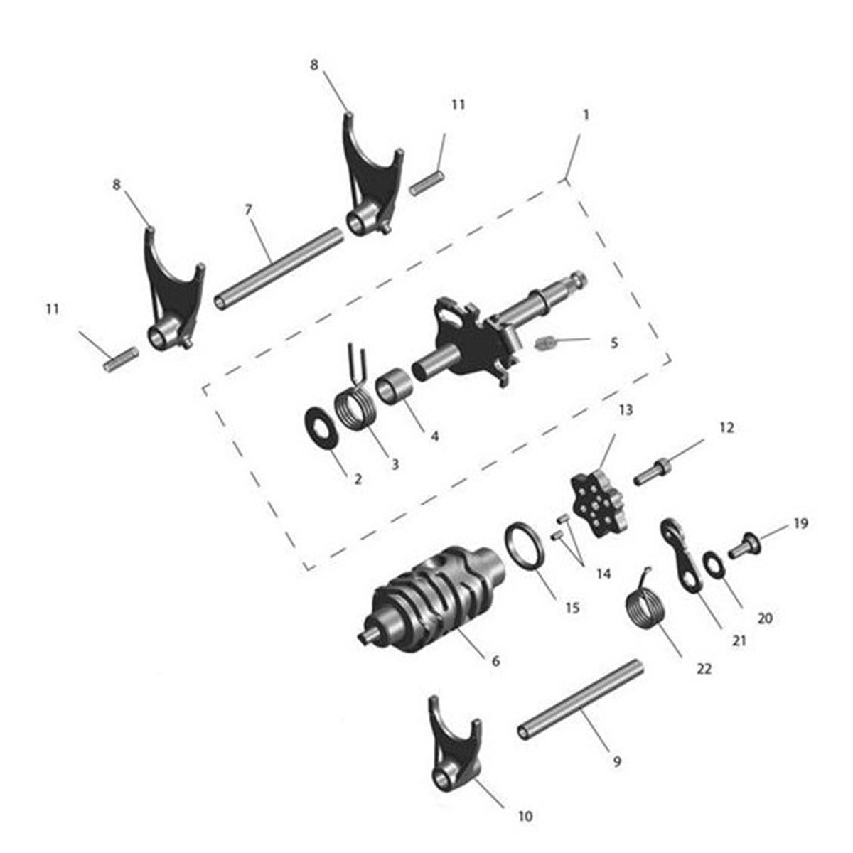 Bild von Stopper Assembly Drum