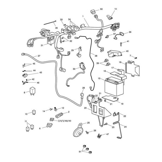 Bild von Subharness, Battery, Negative