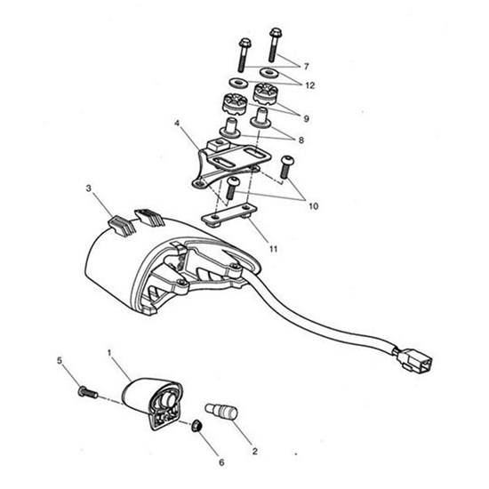 Bild von Support Bracket, Rear Light