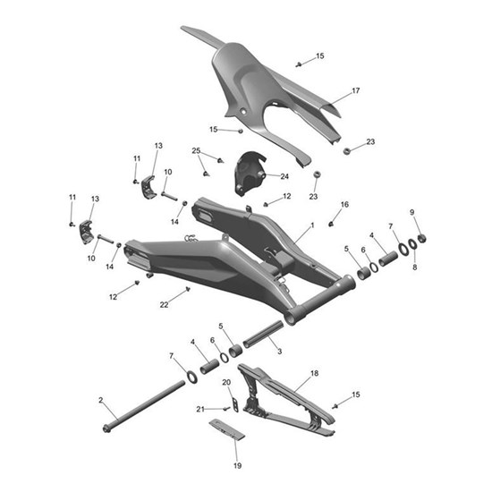 Bild von Swingarm Assembly, Spares