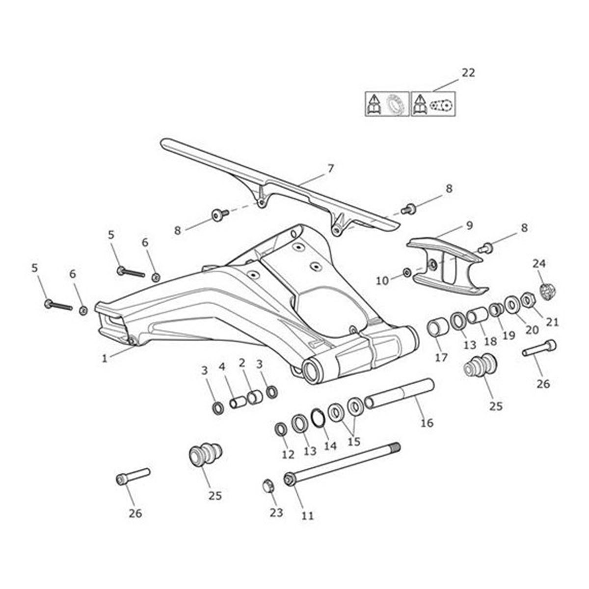 Bild von Swingarm Assembly