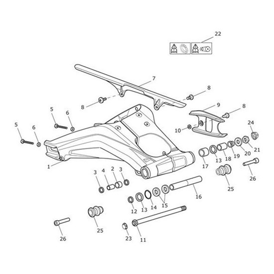 Bild von Swingarm Assembly