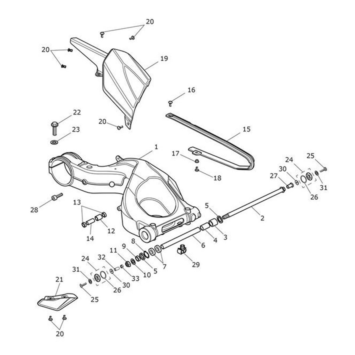 Bild von Swingarm Assembly