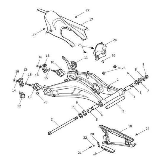 Bild von Swingarm Assembly