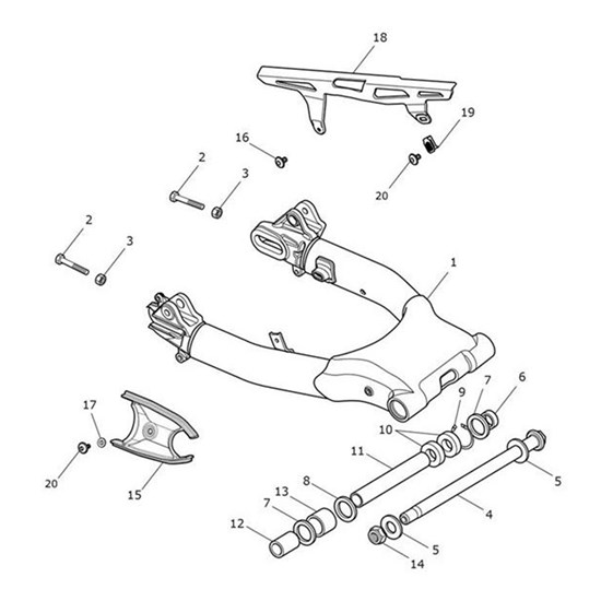 Bild von Swingarm Assembly