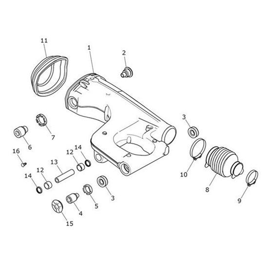 Bild von Swingarm Spares Assembly