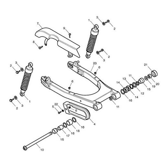 Bild von Swinging Arm Assy, 90 % Gloss