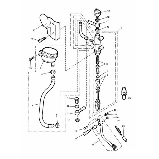 Bild von Switch, Rear Brake