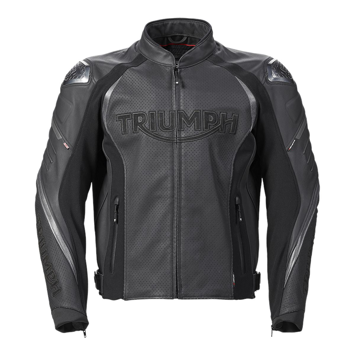 Picture of TRIPLE PERFORATED LEATHER JACKET