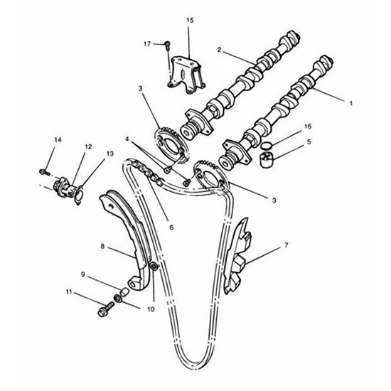 Bild von Tensioner, Cam Chain, Black