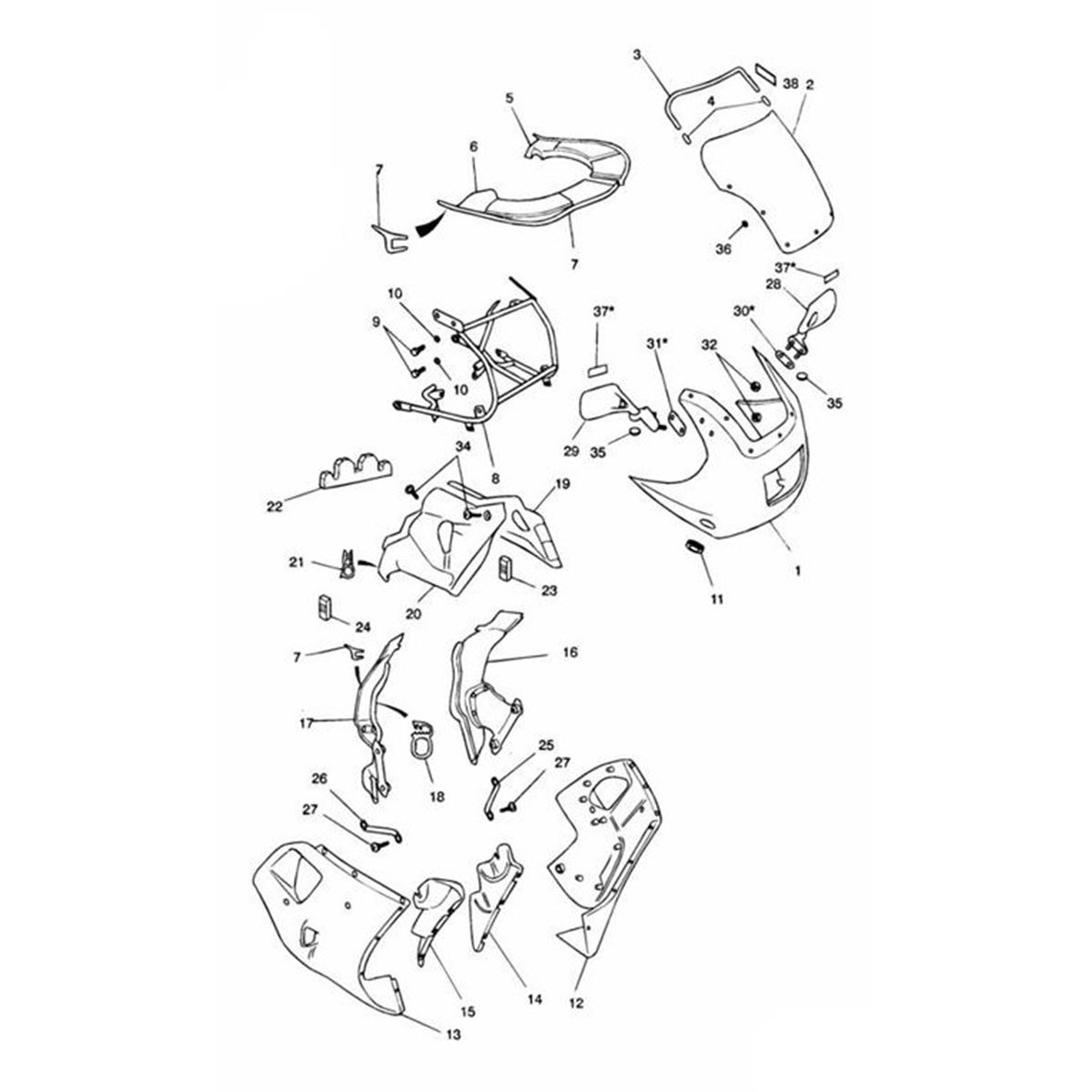 Bild von Trim, LH, Infill Outer, 130g