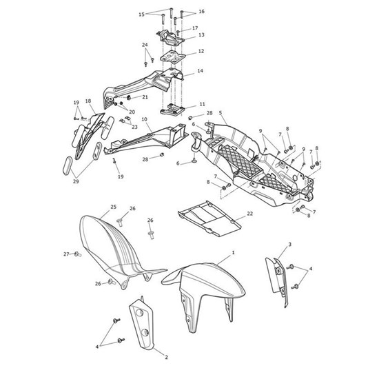 Bild von Underseat Tray, Moulding