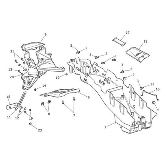 Bild von Undertray, Moulding