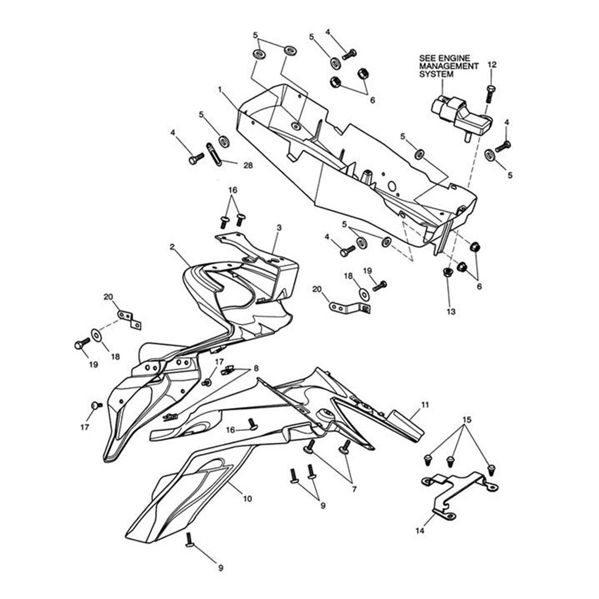 Bild von Undertray Moulding