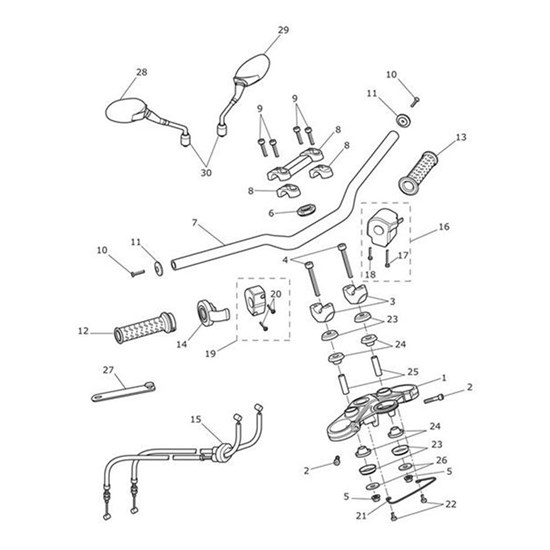 Bild von Upper Handlebar Clamp