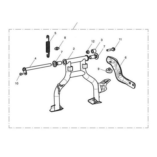 Bild von Upstop Bracket, Centrestand