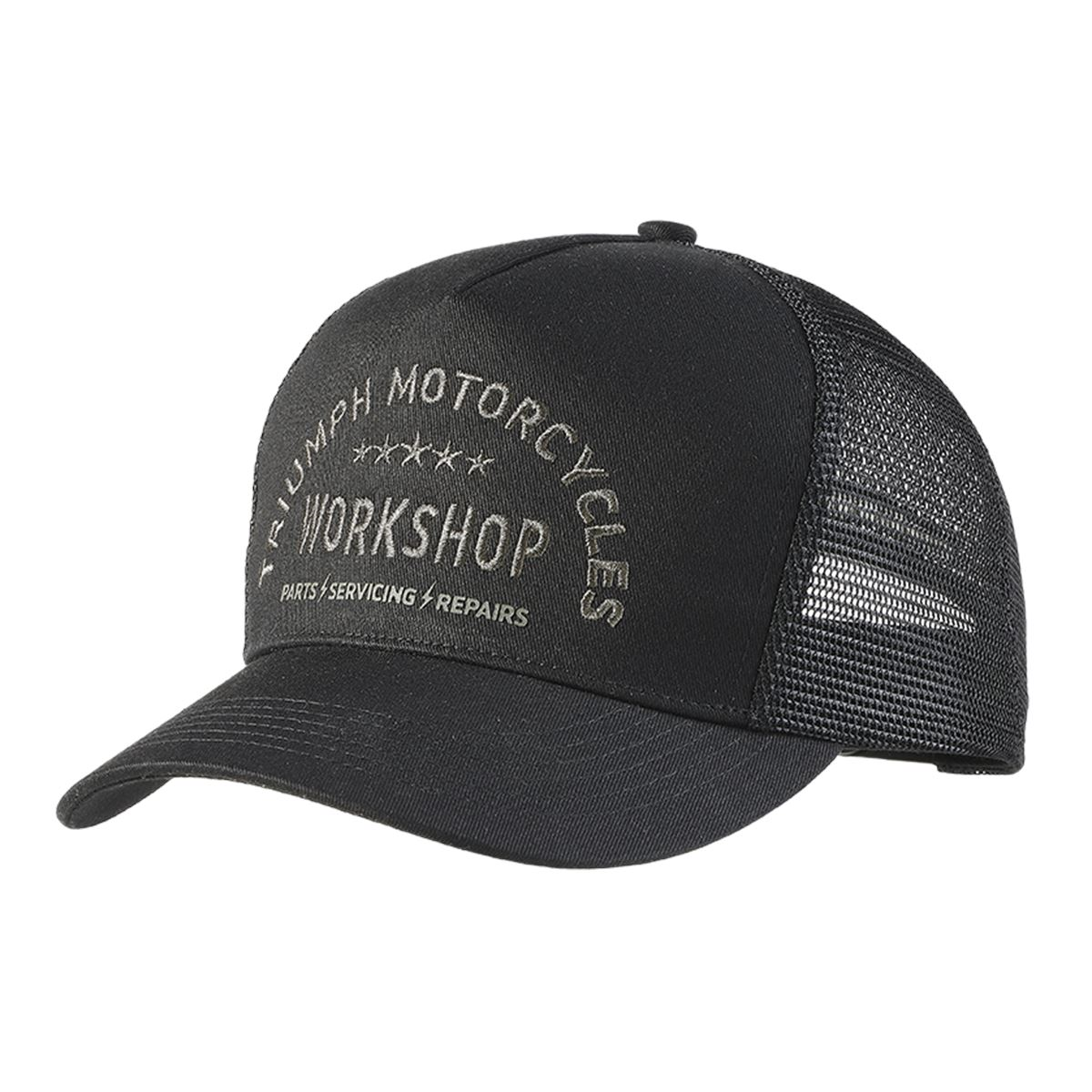 Picture of WORKSHOP TRUCKER CAP BLACK / BLACK