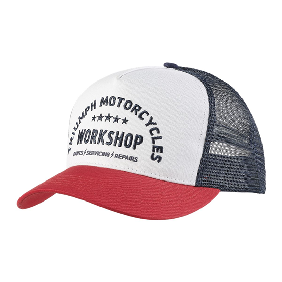 Bild von WORKSHOP TRUCKER CAP BONE / RED