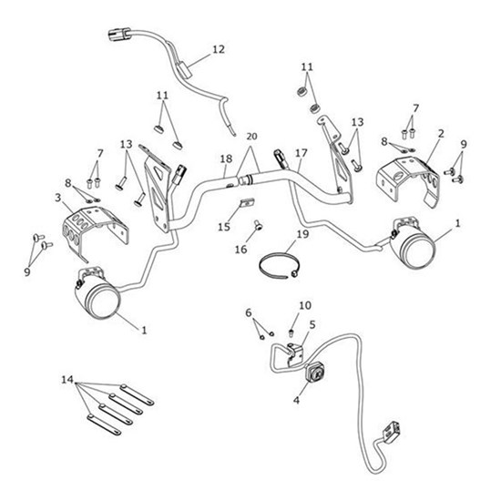 Bild von Washer, Saddle, Tube OD 17.0