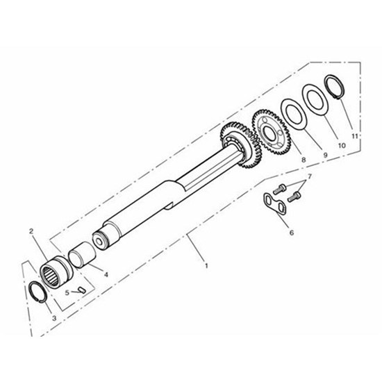 Bild von ZAHNRAD AUSGL.WELLE SPIELAUSGL